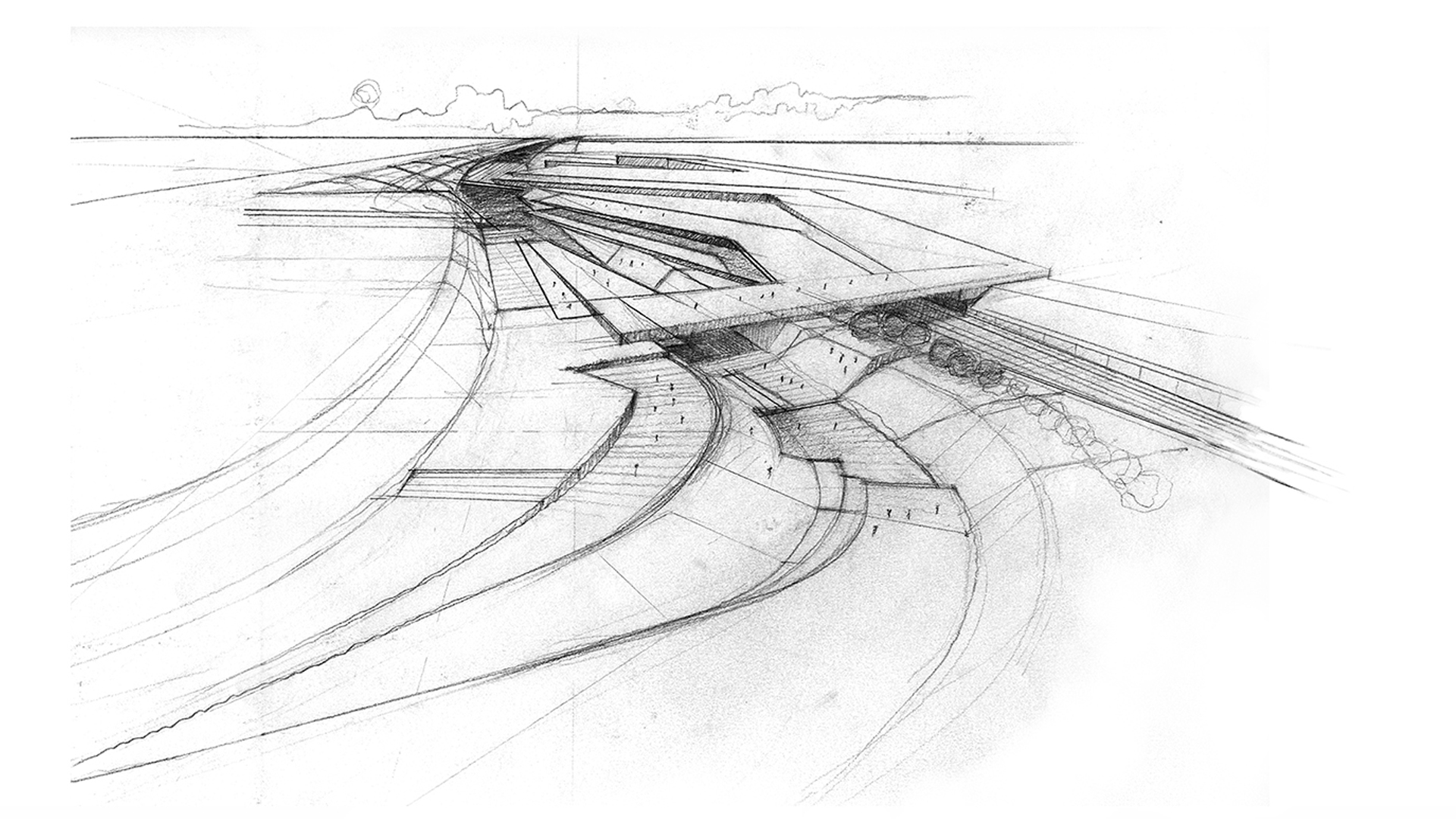 sketch architecture_river design
